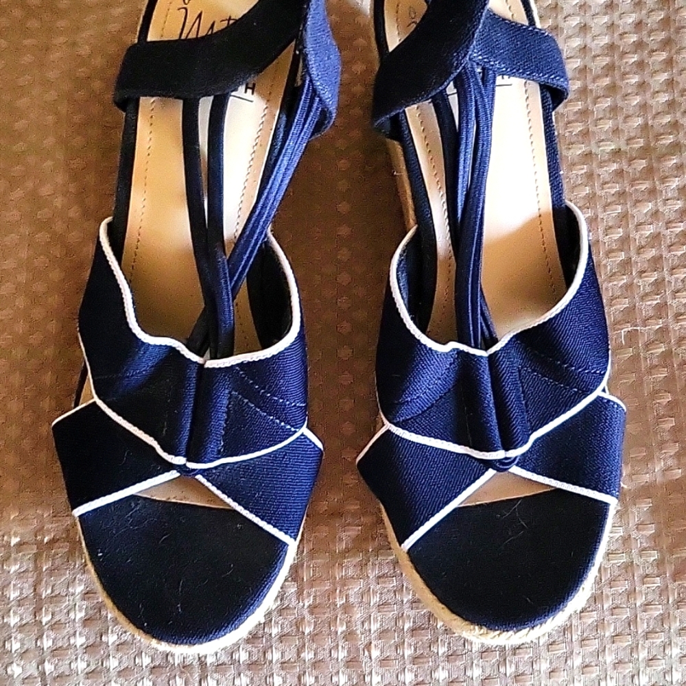 Navy Blue Sandals
